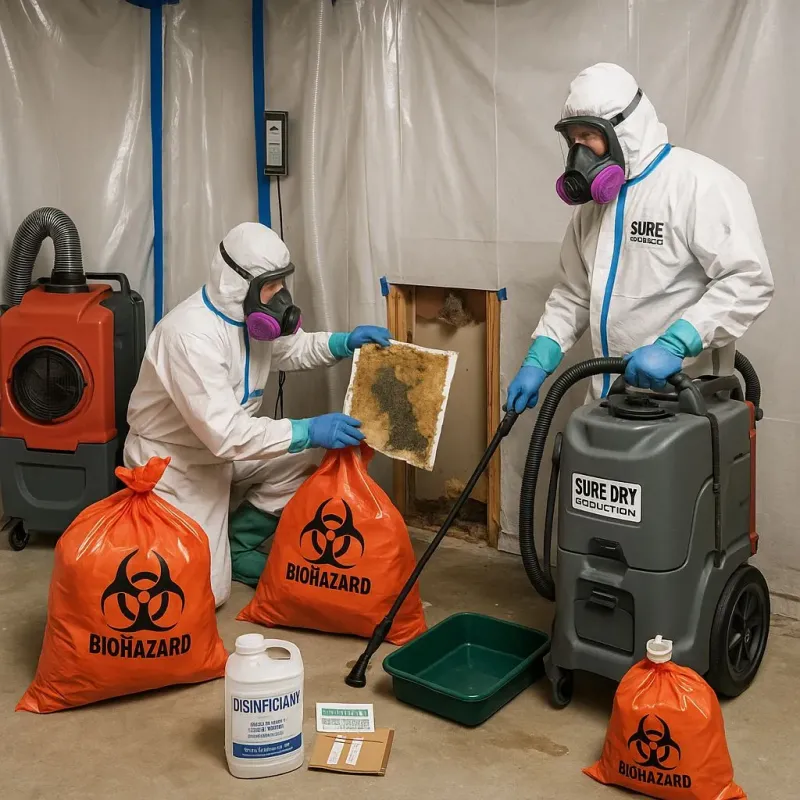 Contaminated Water Handling Protocols process in Madison, NC